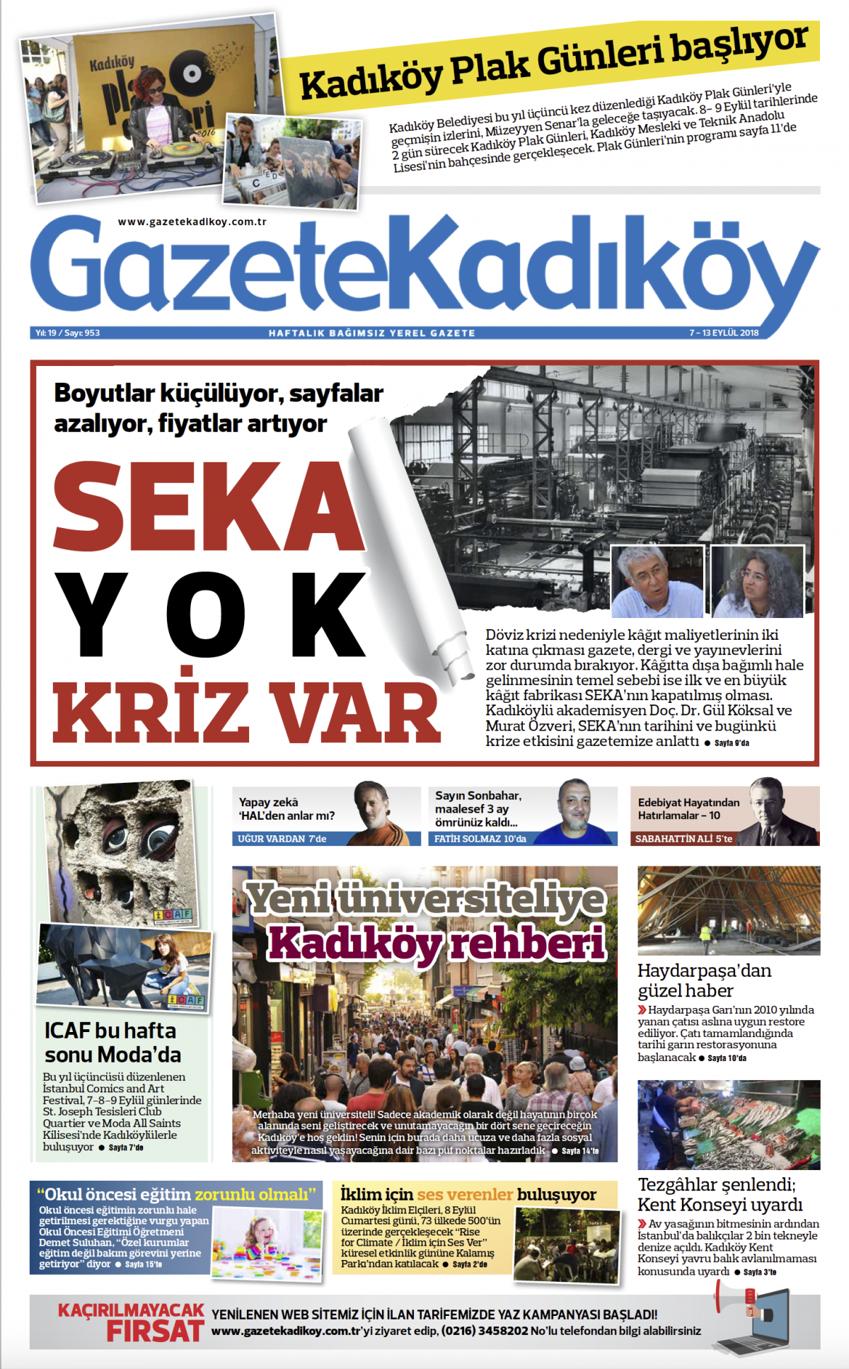 Gazete Kadıköy - 9523. SAYI